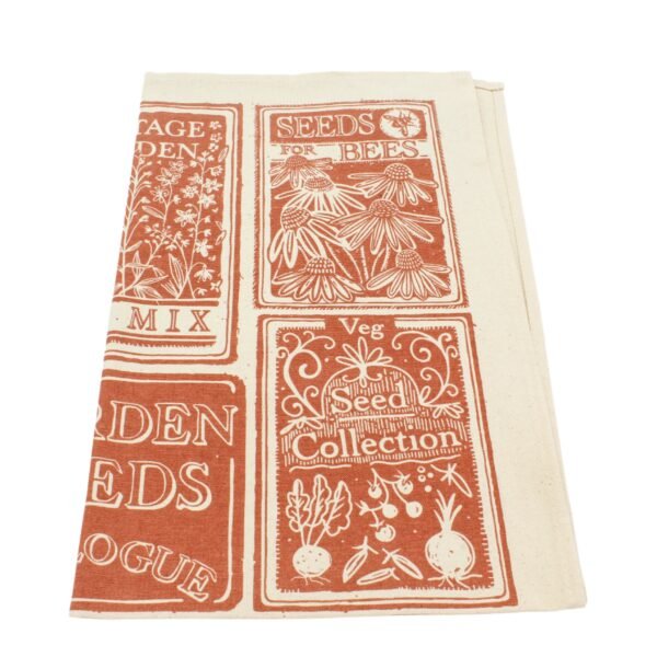 Cotton Tea Towel - Seed Packets
